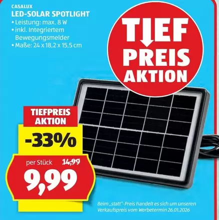 LED-SOLAR SPOTLIGHT