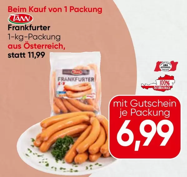 Ama - Frankfurter 1-kg-Packung