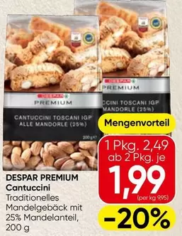 Cantuccini Traditionelles Mandelgebäck