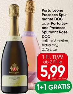 Prosecco Spumante DOC oder Prosecco Spumant Rose DOC