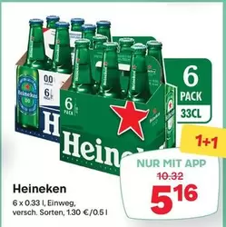 6 x 0.33 l Einweg