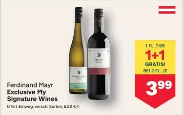 Exclusive My Signature Wines