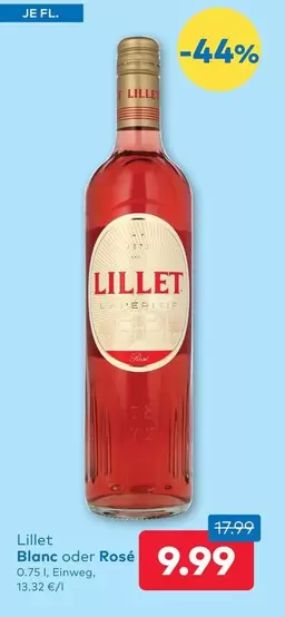 Lillet - Blanc oder Rosé