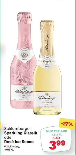 Sparkling Klassik oder Rosé Ice Secco