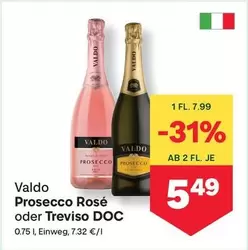 Prosecco Rosé oder Treviso DOC