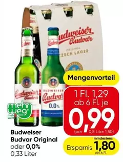Budweiser Budvar Original oder 0,0%