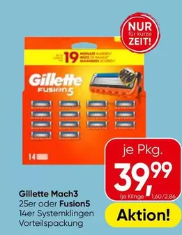 Fusion5 Systemklingen Vorteilspackung