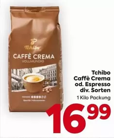 Tchibo - Caffè Crema od. Espresso div. Sorten