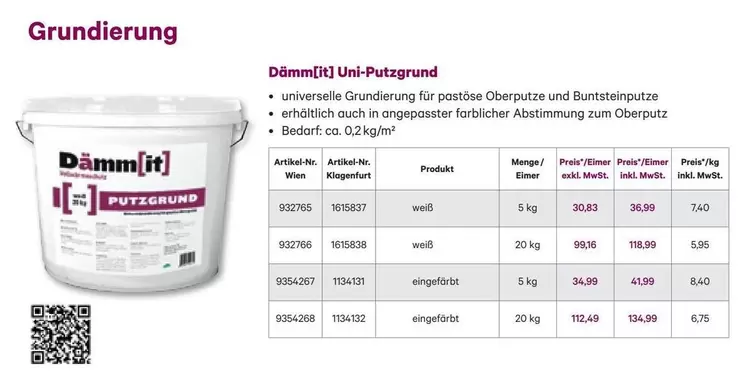 Dämm[it] Uni-Putzgrund