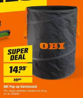 OBI Pop-up-Gartensack