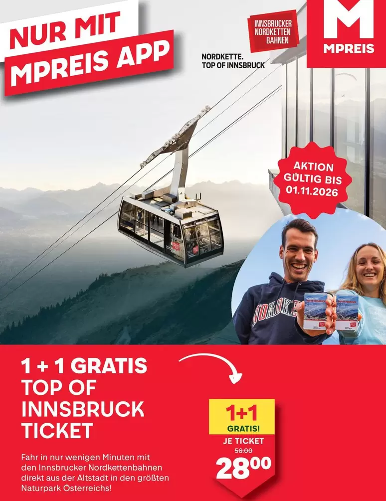 TOP OF INNSBRUCK TICKET