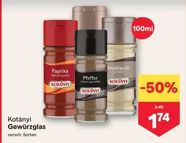 Schwarz - Gewürzglas