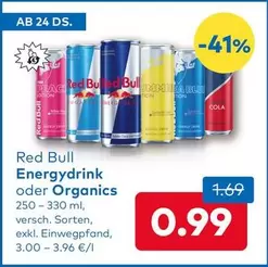 Red Bull - Energydrink oder Organics