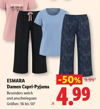 Damen Capri-Pyjama