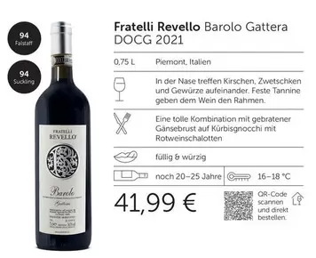 Barolo Gattera DOCG 2021