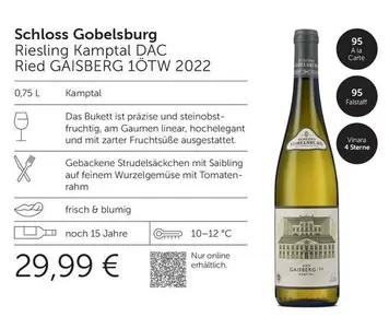Riesling Kamptal DAC Ried GAISBERG 1ÖTW 2022