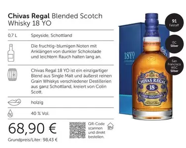 Blended Scotch Whisky 18 YO