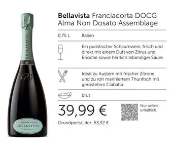 Thunfisch - Franciacorta Alma Non Dosato Assemblage