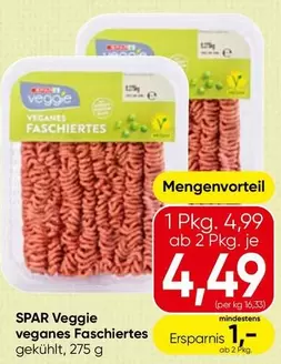 Veggie veganes Faschiertes
