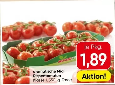 Aromatische Midi Rispentomaten