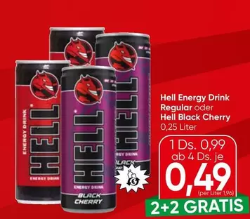 Energy Drink Regular oder Black Cherry