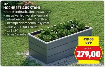 HOCHBEET AUS STAHL