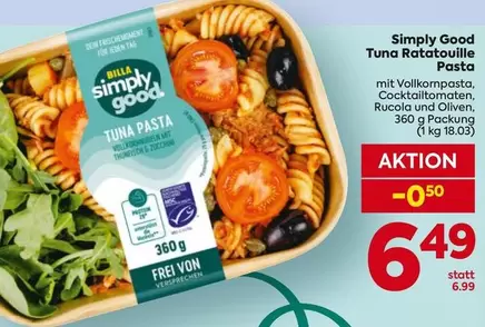 Thunfisch - Tuna Ratatouille Pasta
