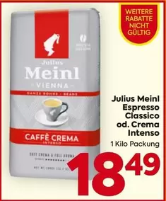 Espresso Classico od. Crema Intenso