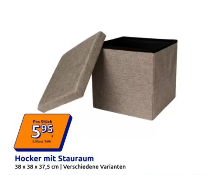 Hocker mit Stauraum