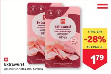 Extrawurst geschnitten