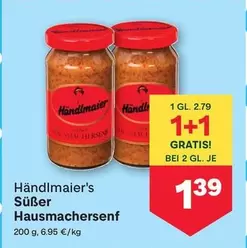 Süßer Hausmachersenf