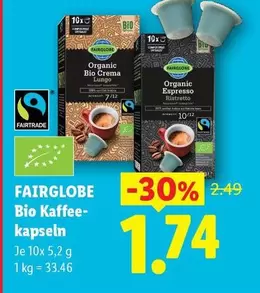 Fairtrade - Bio Kaffee-kapseln