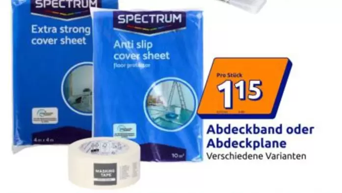 Abdeckband oder Abdeckplane