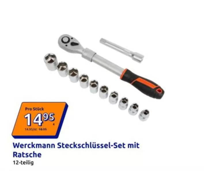 Steckschlüssel-Set mit Ratsche