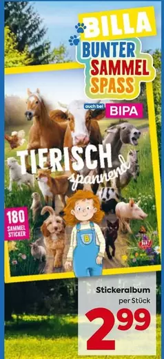 Bunter Sammelspass Stickeralbum