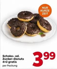 Schoko- od. Zucker-Donuts