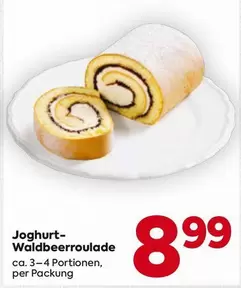 Joghurt-Waldbeerroulade