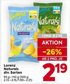 Naturals div. Sorten