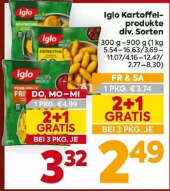 Iglo Kartoffelprodukte