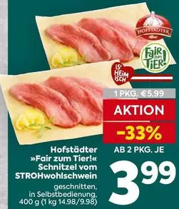 Schnitzel vom Strohwohlschwein