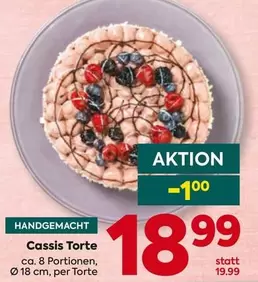 Cassis Torte