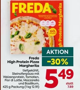 High Protein Pizza Margherita
