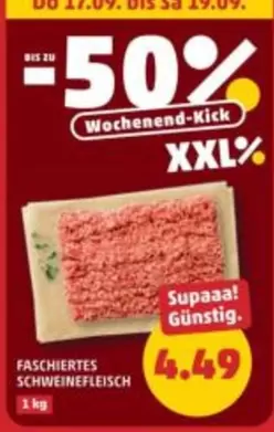 Faschiertes Schweinefleisch