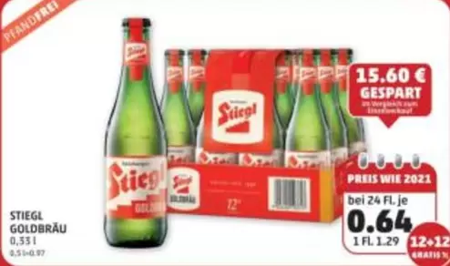 Stiegl - GOLDBRÄU 0,5l