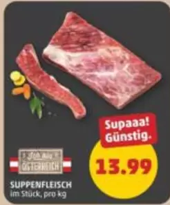 SUPPENFLEISCH im Stück, pro kg