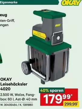 Box - Leisehäcksler 4020