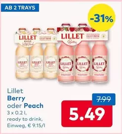 Lillet - Berry oder Peach