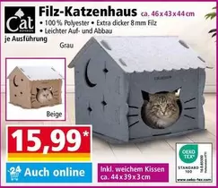 Filz-Katzenhaus