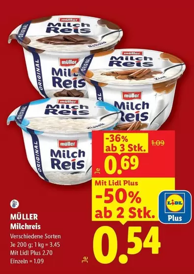 Milch Reis