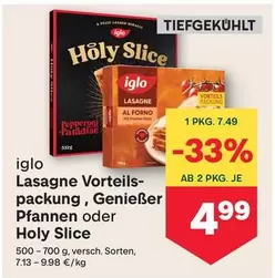 Lasagne Vorteils-packung, Genießer Pfannen oder Holy Slice